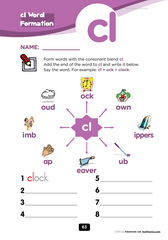 cl consonant blend