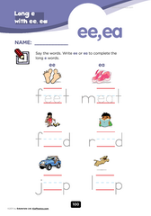 ea vs. ee vowel digraphs