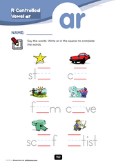 r-controlled vowel ar