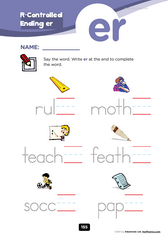  r-controlled vowel 