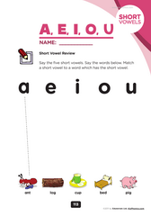 short vowels