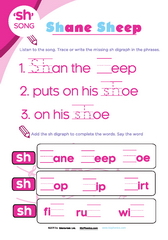Shane sheep sh digraph