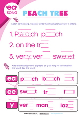 Peach tree long e digraph